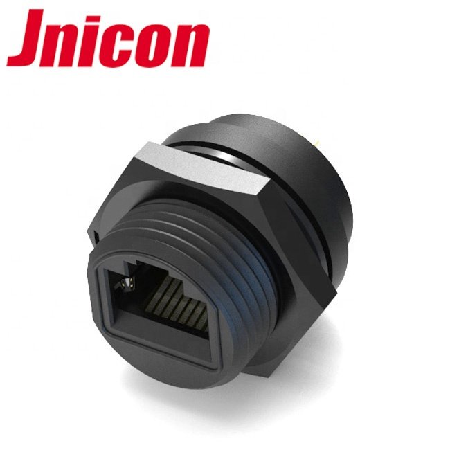 Jnicon IP68 Male Female Cat5e Cat6 Ethernet Waterproof RJ45 Connector