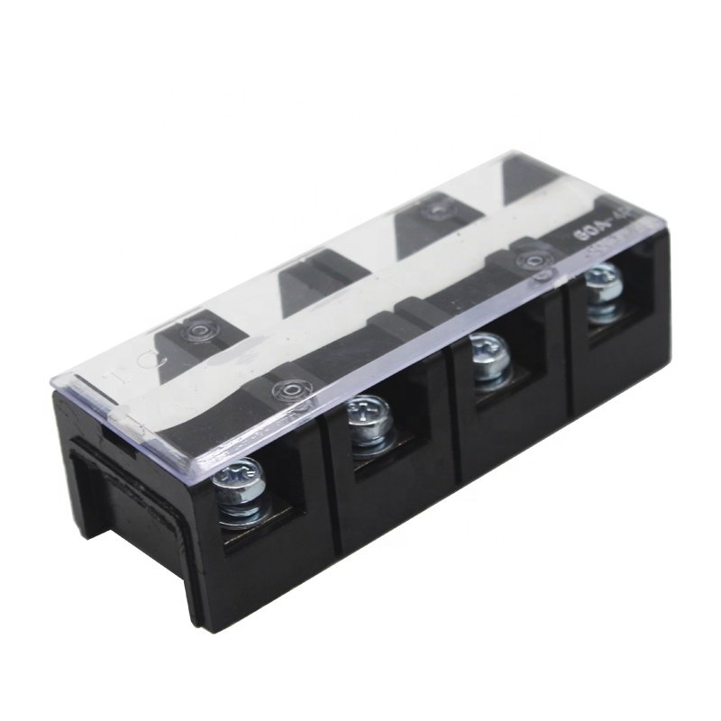 terminal block double row terminal block barrier TC-604 4P 60A 600V terminal block connector