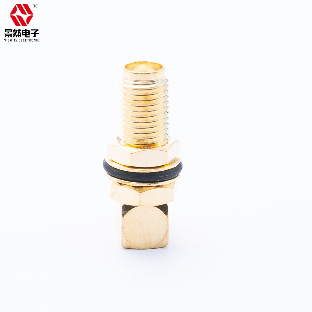 sma female right angle pcb mount with Waterproof O-ring LENGTH=23MM gold plated socket jcak sma RF connector