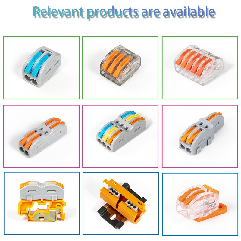 225 universal compact wiring conductor push-in terminal block electric wire connector SPL-5 lever connector
