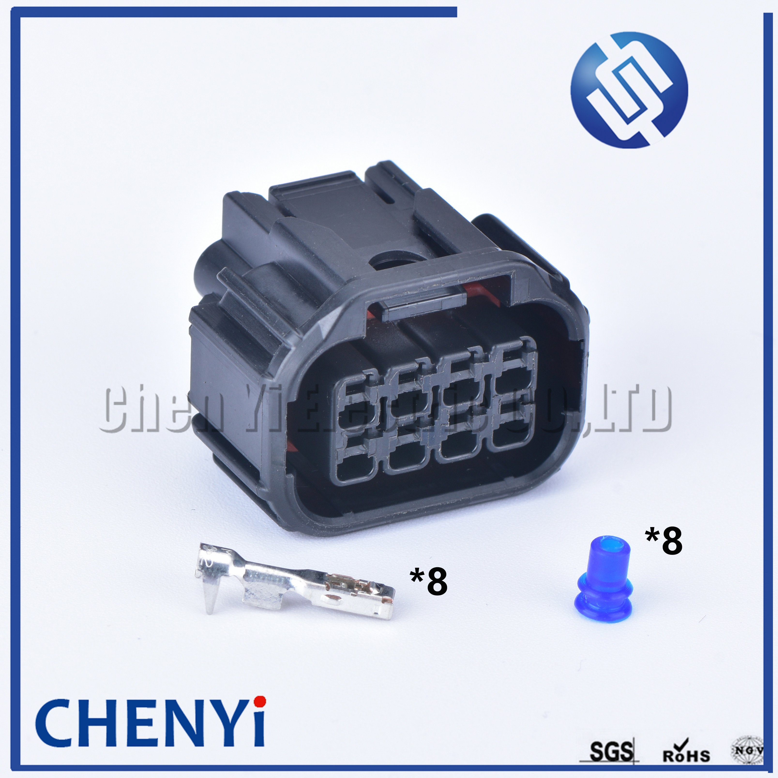 8 Pin car waterproof auto connector male or female LED headlight speaker plug sensor connectors 6181-6850 6189-7423
