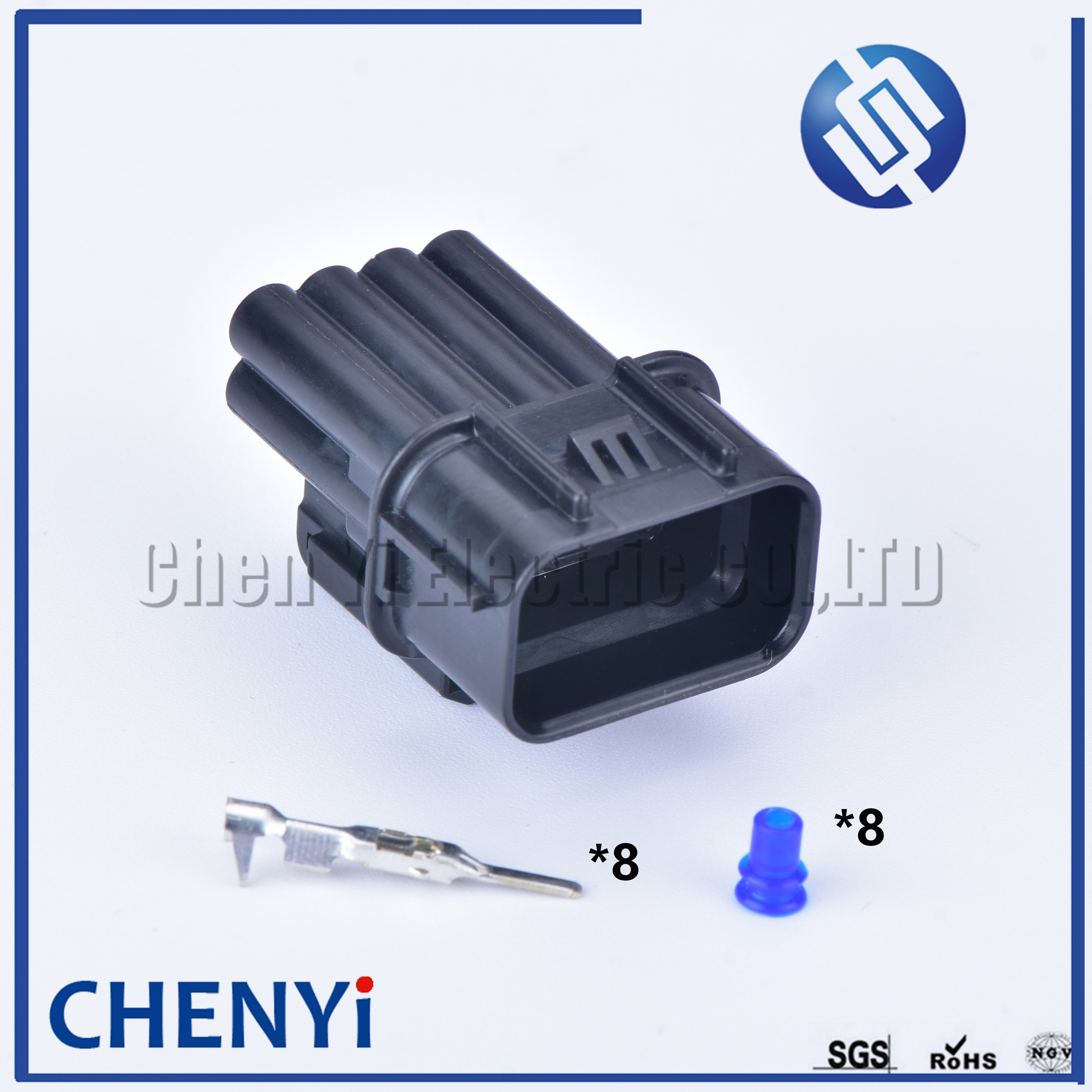 8 Pin car waterproof auto connector male or female LED headlight speaker plug sensor connectors 6181-6850 6189-7423