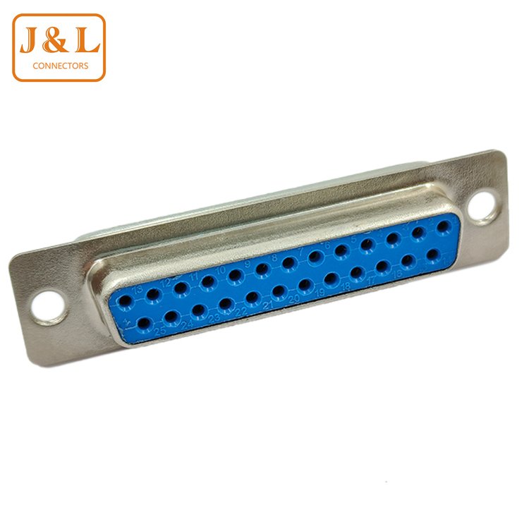 Wholesale DB25 Soldered VGA Connector DB 25Pin Solder Type Plug Adapter Connector Female Connector