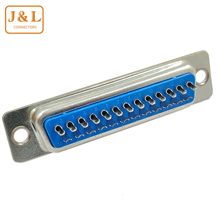 Wholesale DB25 Soldered VGA Connector DB 25Pin Solder Type Plug Adapter Connector Female Connector
