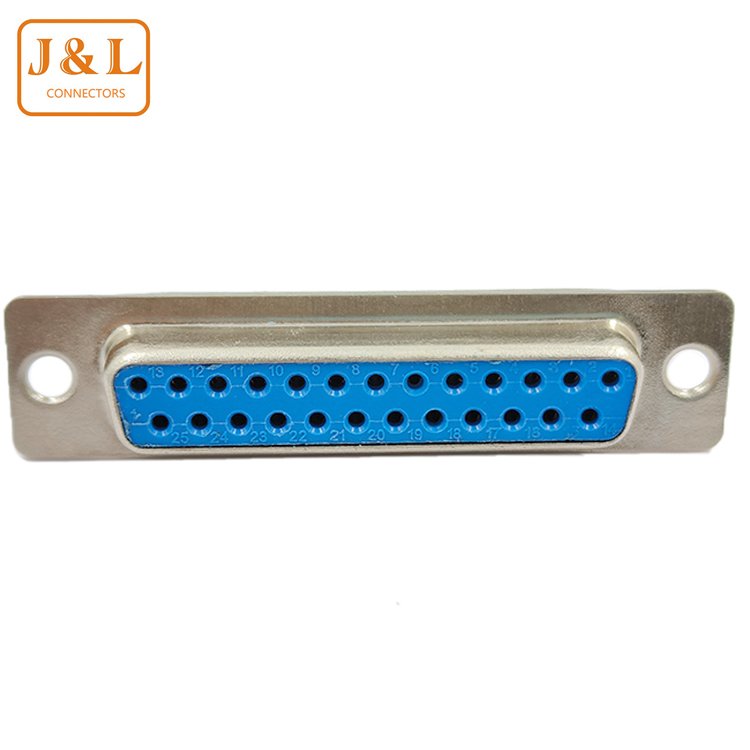Wholesale DB25 Soldered VGA Connector DB 25Pin Solder Type Plug Adapter Connector Female Connector