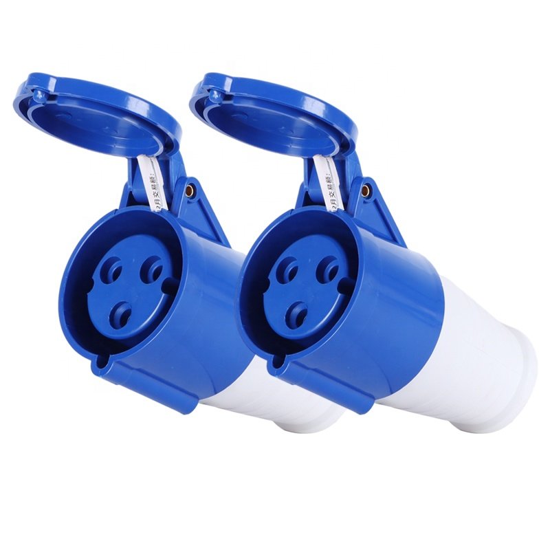 ZNG-223 Power Supply Cable Connector 32A 3 Pin Industrial Female Socket