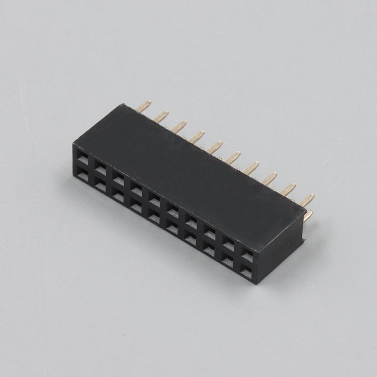 SCONDAR OEM 2.54mm Pitch Through Hole Vertical Double Dual Row 10 20 Pin 10p 20p Male Female Socket Headers Set PCB Connector