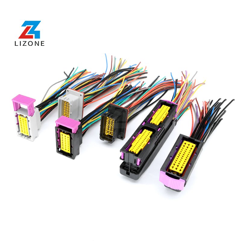 Custom ECU PCB automotive wire harness aluminum case box connector 211PC249S0005 211PC249S8005 complete wiring harness assembly