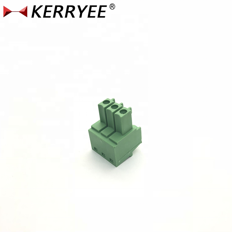 15EDGK 3P 3.5 female green terminal block