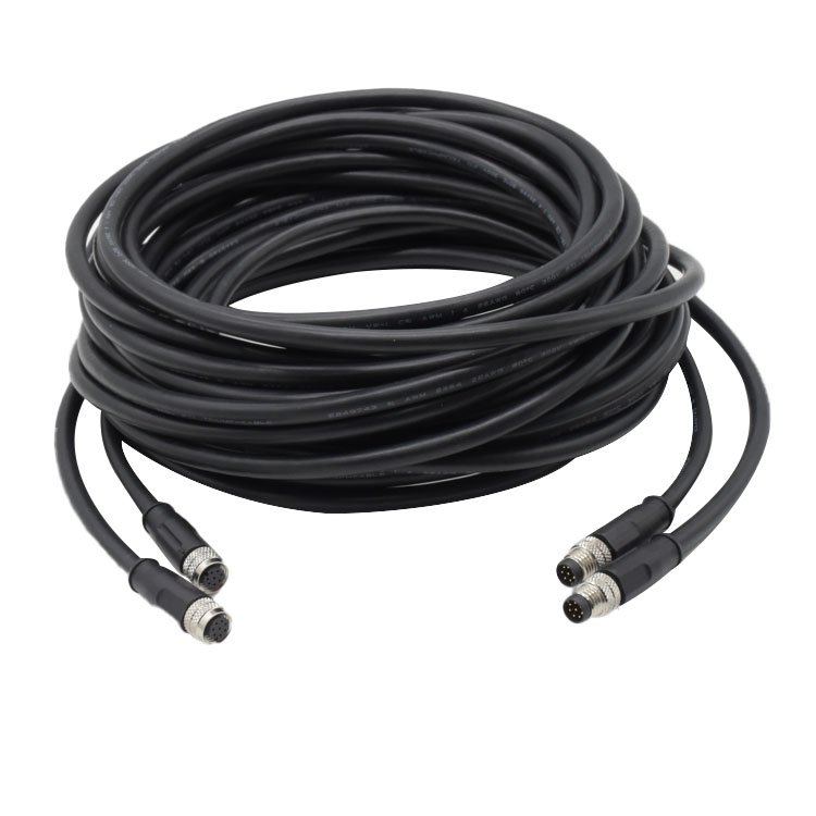 Westsam Sensor Shielded 8 Pin Male To Female Waterproof Cable Connector Supplier Plug M8 Circular Connector