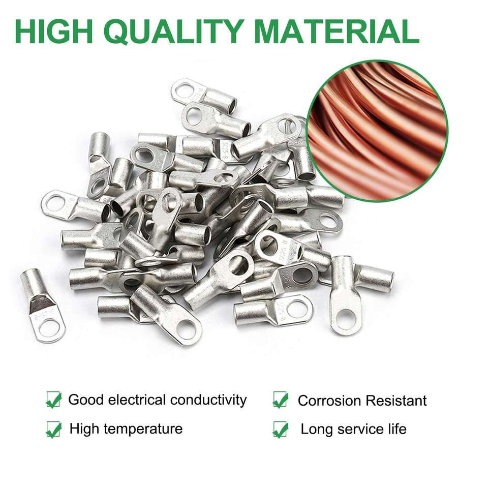 BAYM battery copper terminal cable copper solder tin-plated crimped cable lug SC DIN Wire Lugs