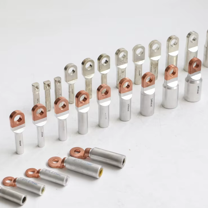 High Quality Cable Terminal Lug Electrical Connector Copper Aluminum Bimetal Cable Lugs 16-800mm2 CE Certified Cable Lugs 99.9%