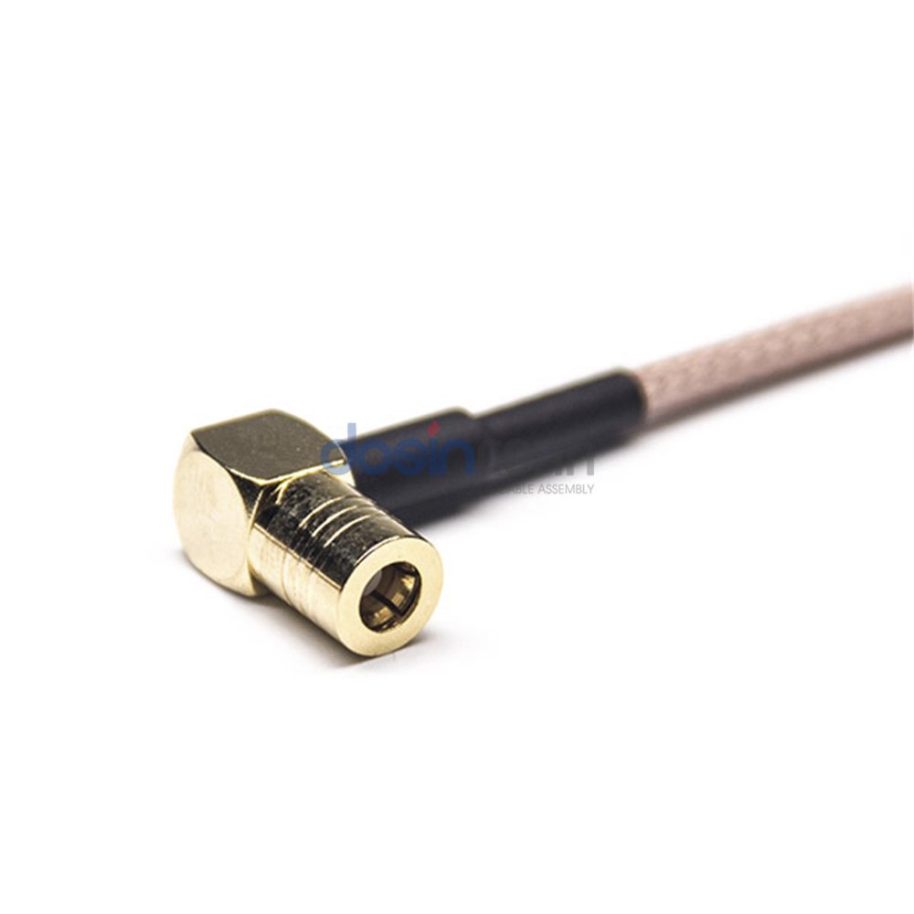 RF RG316 Pigtail SMB Male Right Angle Connector to MMCX Male Adapter Cable Assemblies