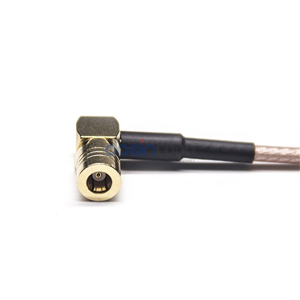 RF RG316 Pigtail SMB Male Right Angle Connector to MMCX Male Adapter Cable Assemblies