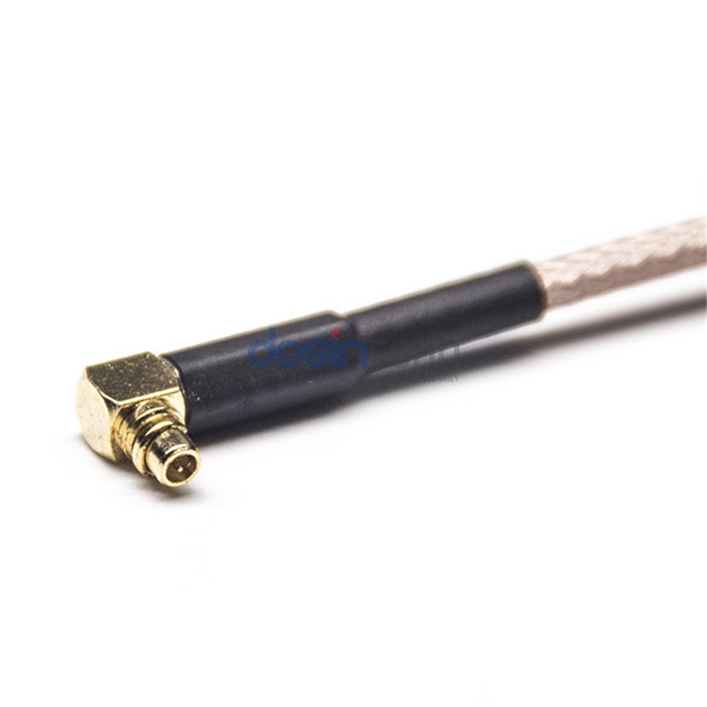 RF RG316 Pigtail SMB Male Right Angle Connector to MMCX Male Adapter Cable Assemblies