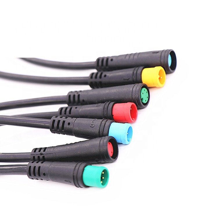 waterproof cable connectorelectric motorcycle m6 m7 m8 3pin electric cable connector