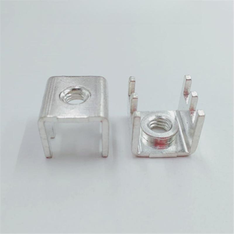 PCB65M5 6pin nut terminal soldering post substrate wire connector brass metal pin terminal block