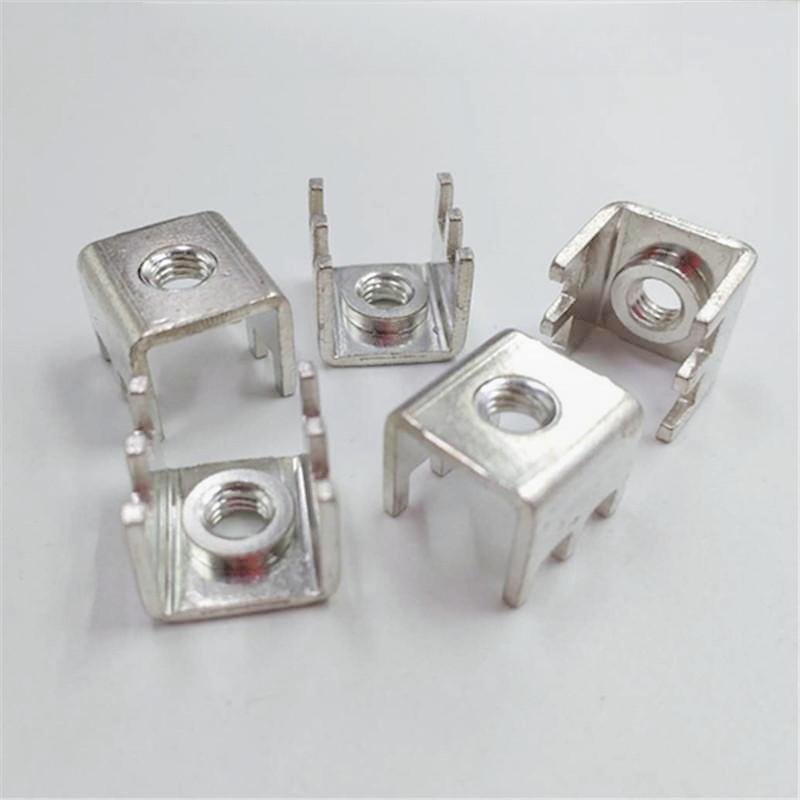 PCB65M5 6pin nut terminal soldering post substrate wire connector brass metal pin terminal block