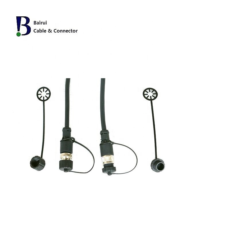 Circular Sensor Connector M12 Female Plastic Cap For Industrial Automation Plug and Socket