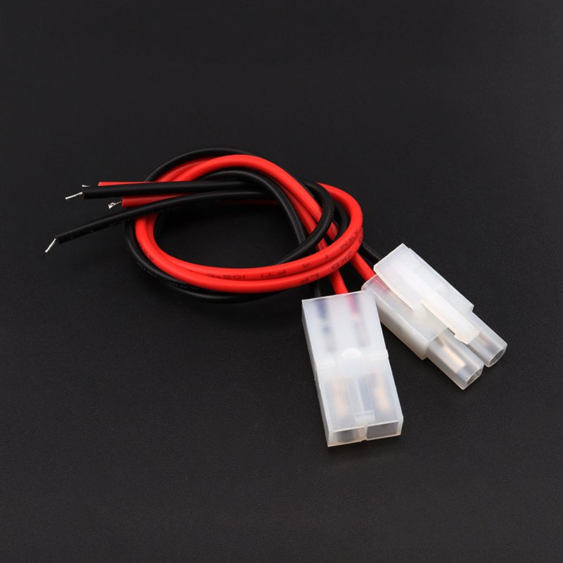 6.2mm 2 Pin 22AWG L6.2-2P Tamiya Male Female Male and Female with 20cm 30cm Long Wire Cables Connectors