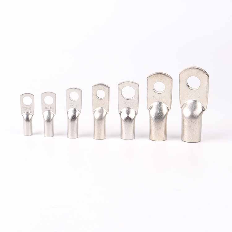Copper to Aluminum Connecting Terminal Electrical Power Metallic Tubular Crimping Bimetallic Al-Cu Cable Lugs Ends