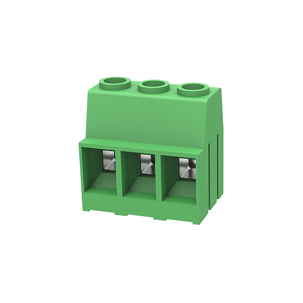 4P brass pin higher Current Voltage DG136HT Screw terminal block led connector 2 pin Phoenix connector 10.16mm