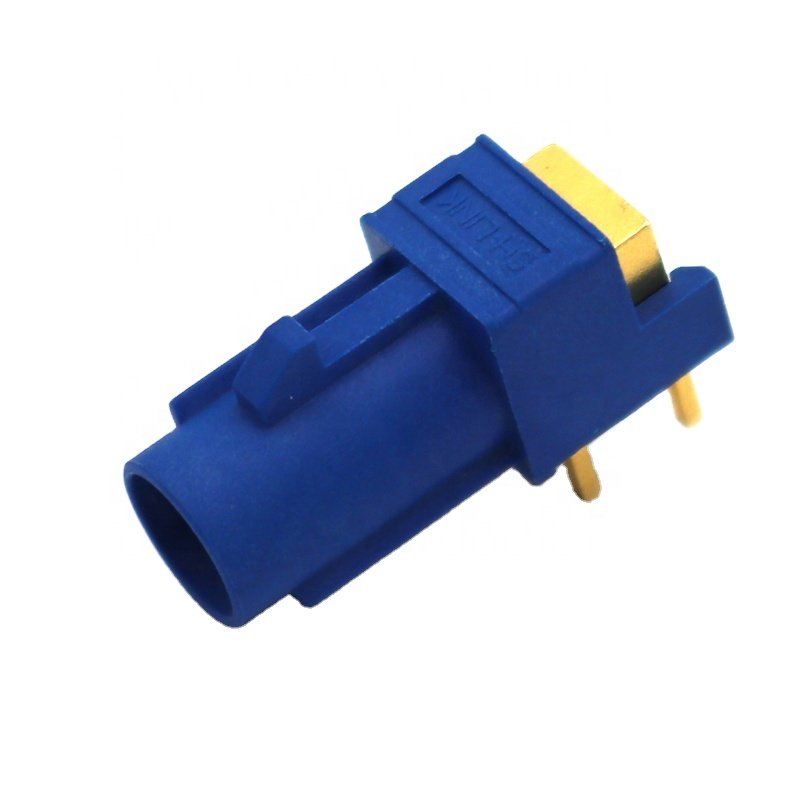 Right Angle Fakra C Type Male Plug PCB Mount SMB Connector