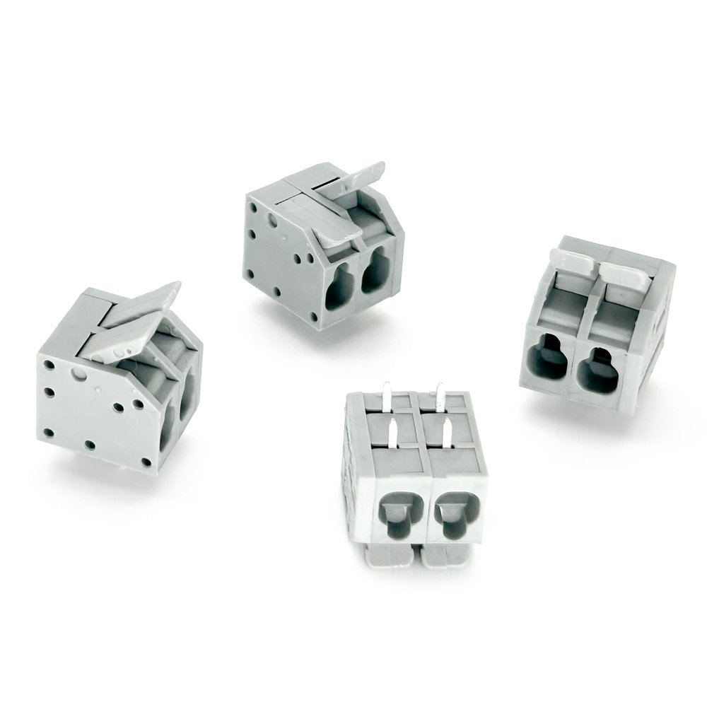 5.0mm connector spring PCB wiring terminal DG2204R