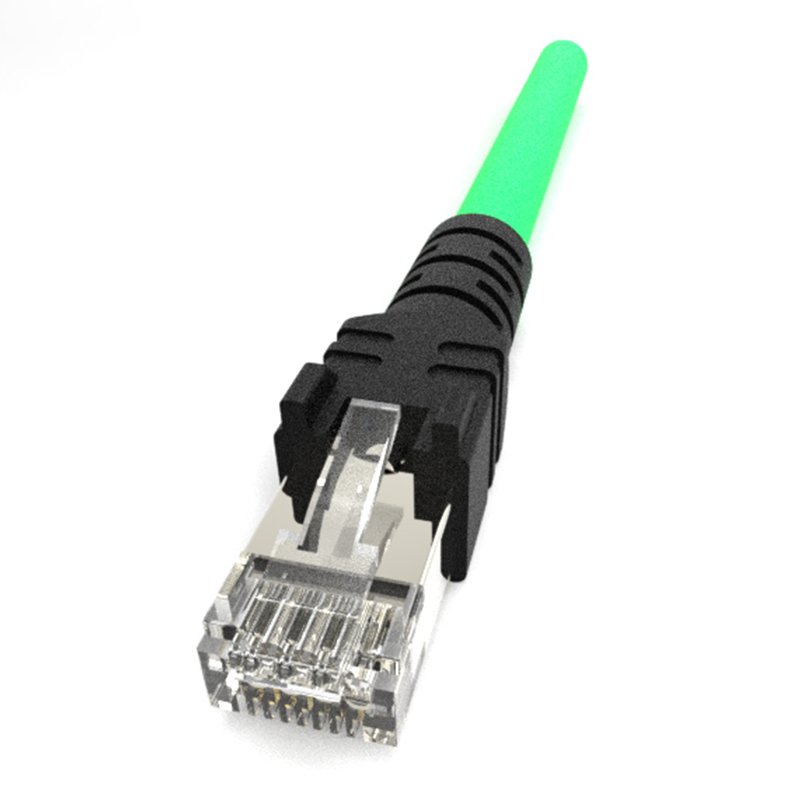 Industrial Sftp Cat6a/7 Cables Ip67 Rj45 8p8c Male Electrical Waterproof M12 X Code Connector