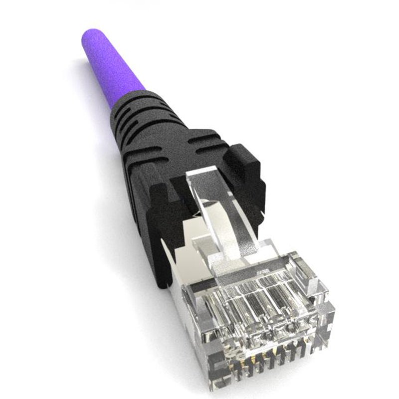 Industrial Sftp Cat6a/7 Cables Ip67 Rj45 8p8c Male Electrical Waterproof M12 X Code Connector