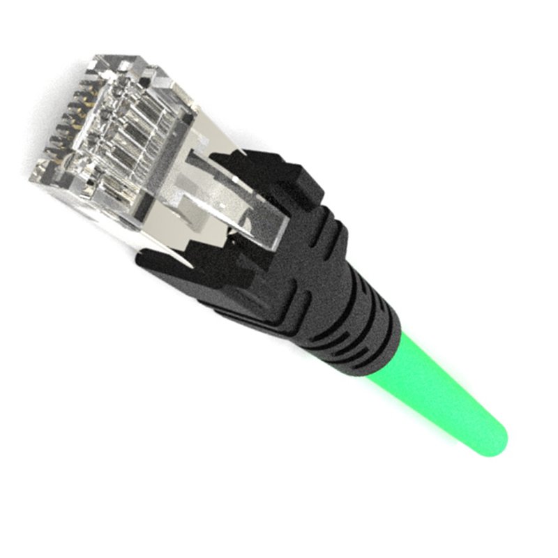 Industrial Sftp Cat6a/7 Cables Ip67 Rj45 8p8c Male Electrical Waterproof M12 X Code Connector