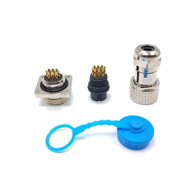 IP67 waterproof DF16G series 2/3/4/5/6/7/8/10/12 pin aviation plug electrical connector