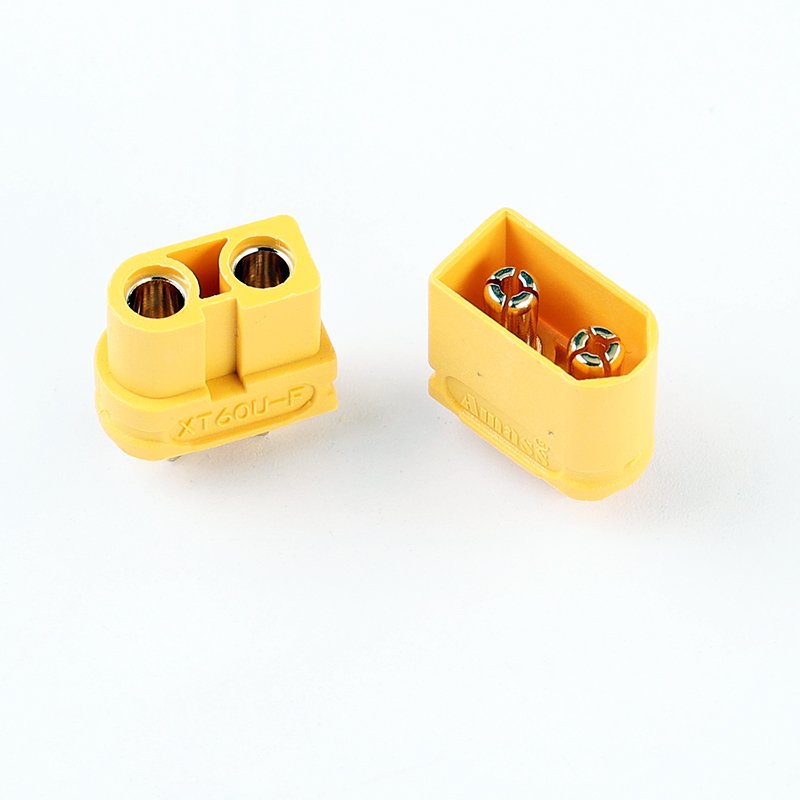 XT60U XT60 Female 12#/14#/16# UL94-V0 Plated gold Plug Connector For Electric Melee Vehicle