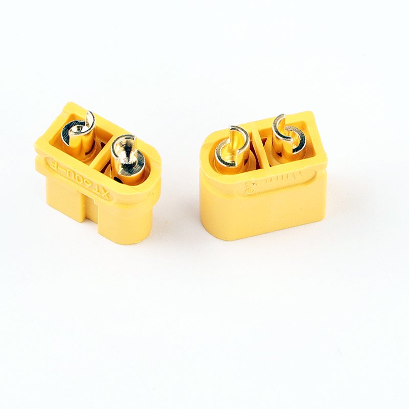 XT60U XT60 Female 12#/14#/16# UL94-V0 Plated gold Plug Connector For Electric Melee Vehicle