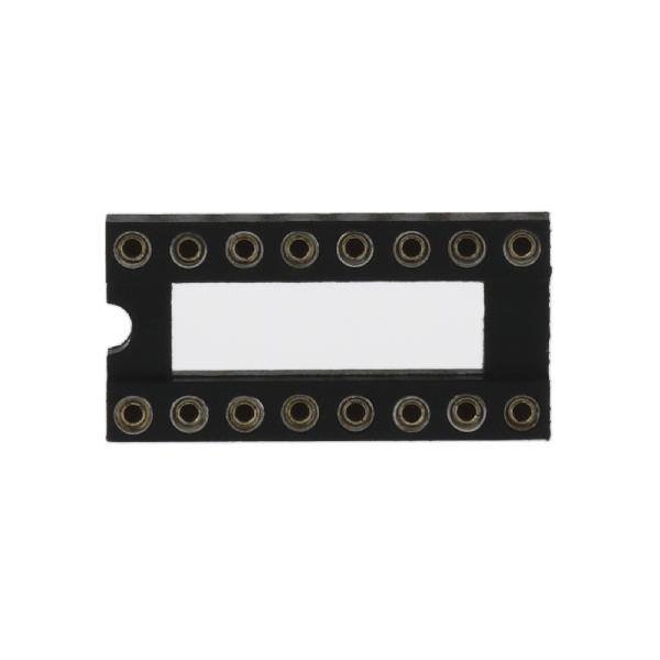CONN IC DIP SOCKET 16POS GOLD Connector IC