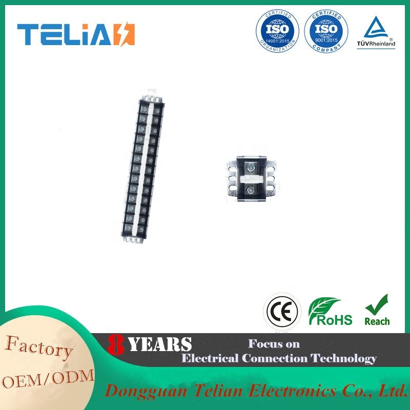 80A 600V RoHS CE ISO9001 Terminal Board Wire Connector Dual Row Terminal Block