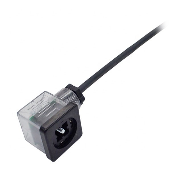 Cable m12 waterproof plug solenoid valve connector