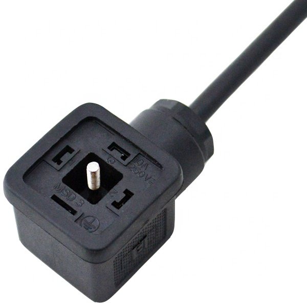 Cable m12 waterproof plug solenoid valve connector
