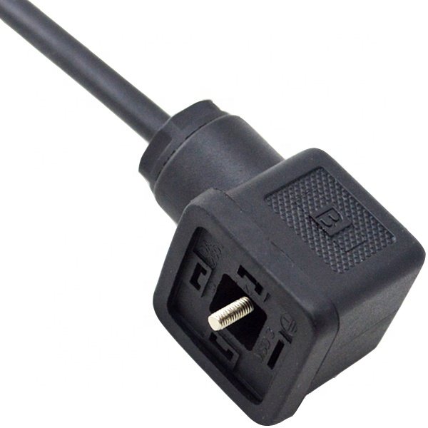 Cable m12 waterproof plug solenoid valve connector