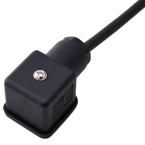 Cable m12 waterproof plug solenoid valve connector