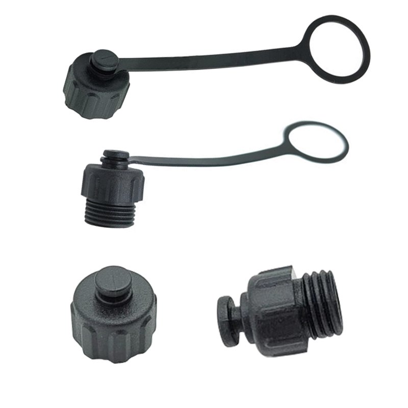 M12 Dust Caps Male Female Plug Connector And Socket Dust Caps Waterproof Ip67 M12 Dust Thread Cap Cover