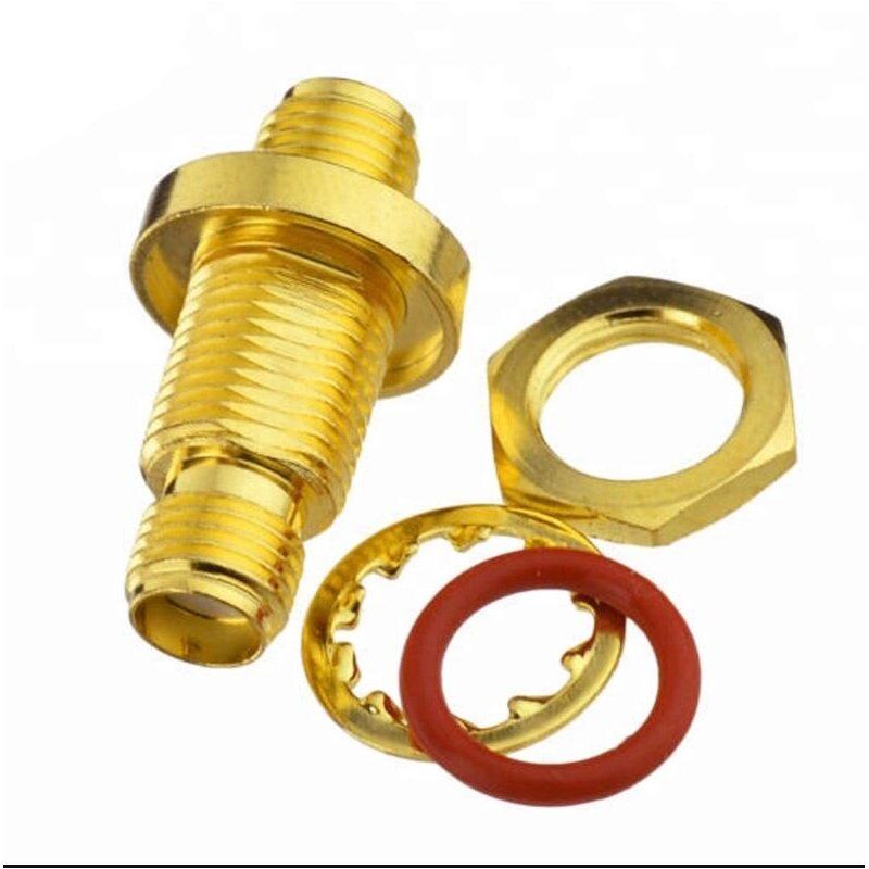 Factory Price SMA Waterproof SMA bulkhead Connector