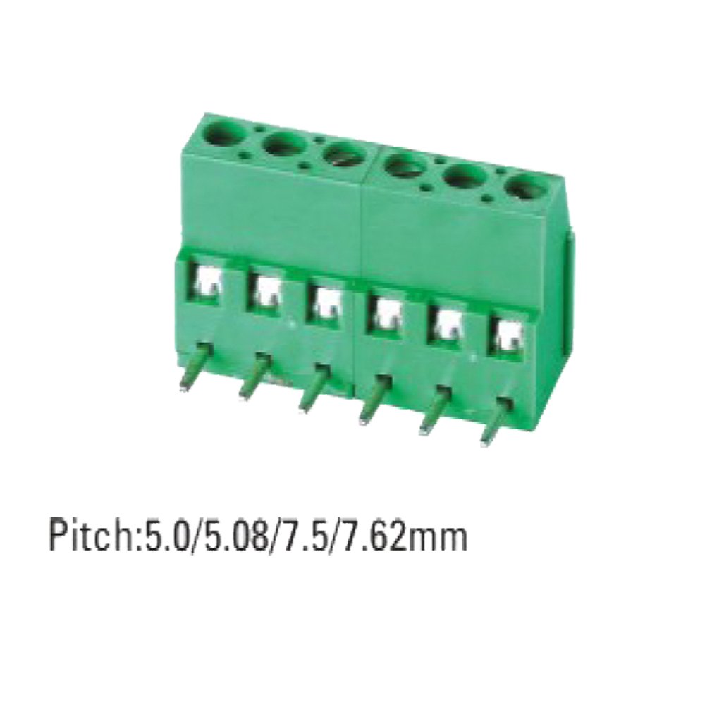 Screw 3.5mm 3.81mm 3.96mm Pitch Green PCB Terminal Block Connector