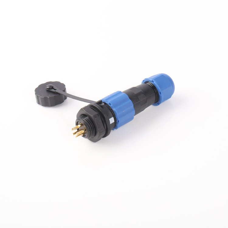 SD13 rear nut IP68 waterproof male and female aviation plug socket connector