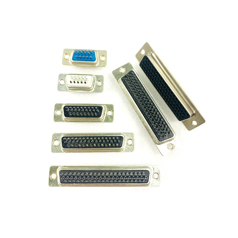 High Density Male D-Sub Connectors 15-Pin 26-Pin 44-Pin 62-Pin Pitch 2.29mm for Solder