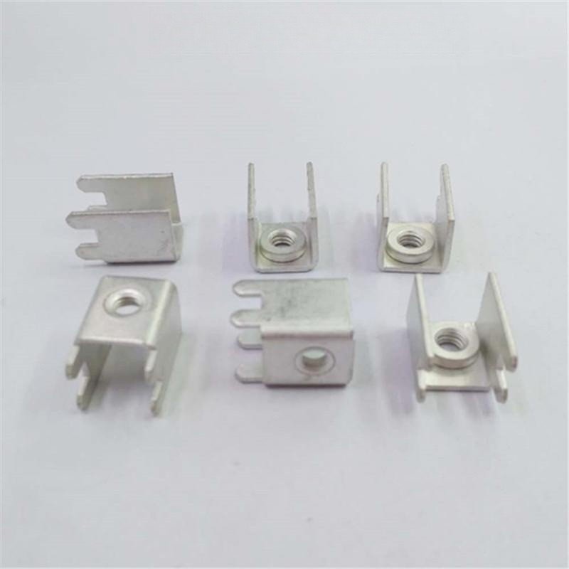 PCB19 M4 nut welding terminals PCB connectors tapping terminals press-riveted brass solder