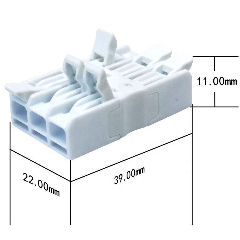 Screwless Spring type quick wire connector plastic electrical terminal block for LED lighting 928M-3