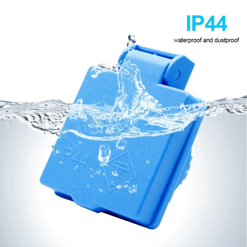 Israel standard AC outlet wall socket adapter plug connector Israel Socket With Square Cover