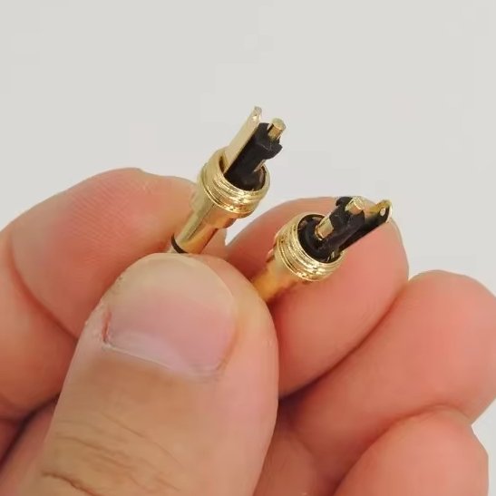 Jack 3.5mm Mono Plug 2 Pole Audio Connector 3.5 Headphone Speaker Terminal Microphone Connectors For Soldering Earphone Cable