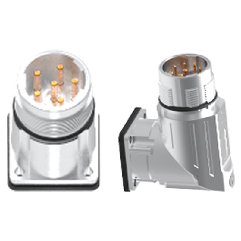 M23 Product 8pin 2 Power 1 Grounding 5 Signal E-scooter Charger And Discharger Assembly Connector For E-bike Battery